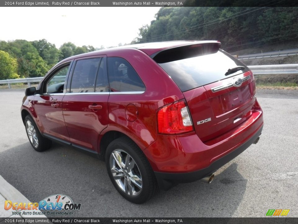 2014 Ford Edge Limited Ruby Red / Charcoal Black Photo #16