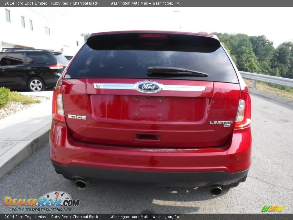 2014 Ford Edge Limited Ruby Red / Charcoal Black Photo #17