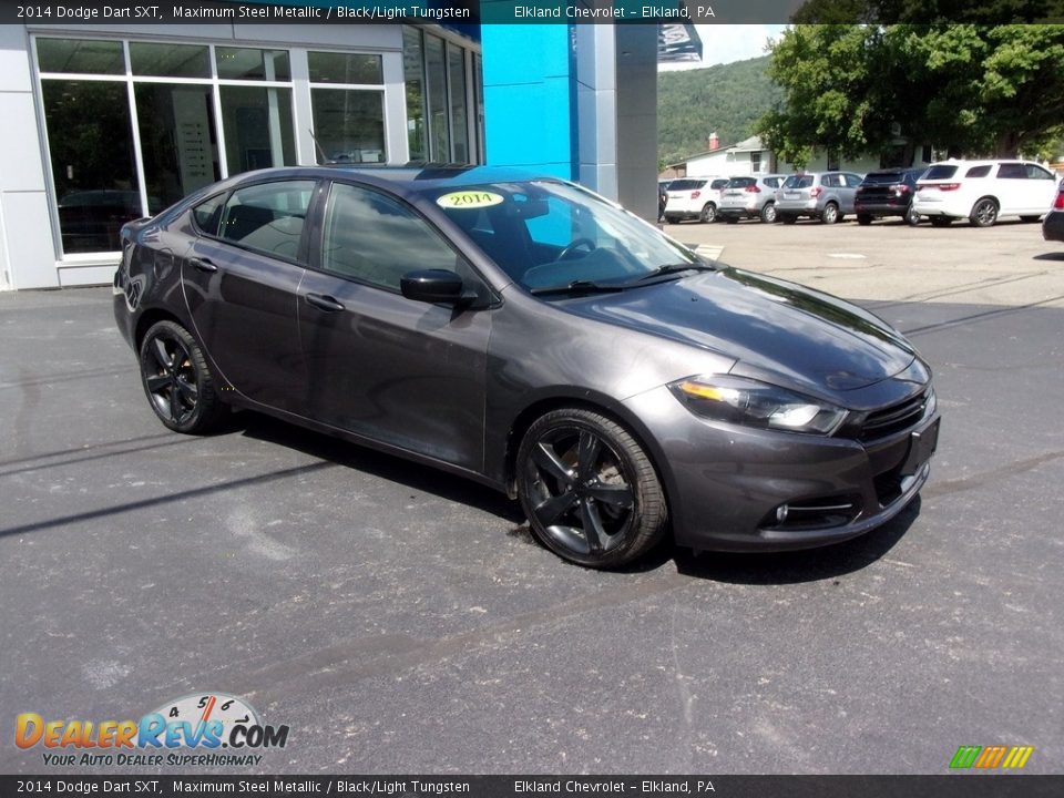 2014 Dodge Dart SXT Maximum Steel Metallic / Black/Light Tungsten Photo #4