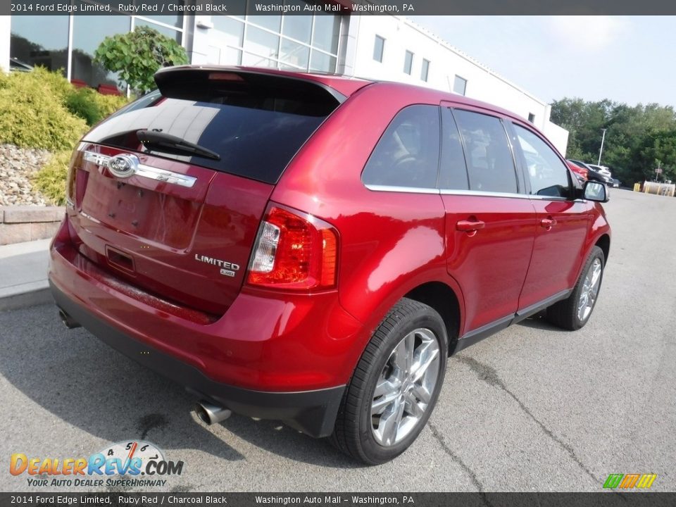2014 Ford Edge Limited Ruby Red / Charcoal Black Photo #18