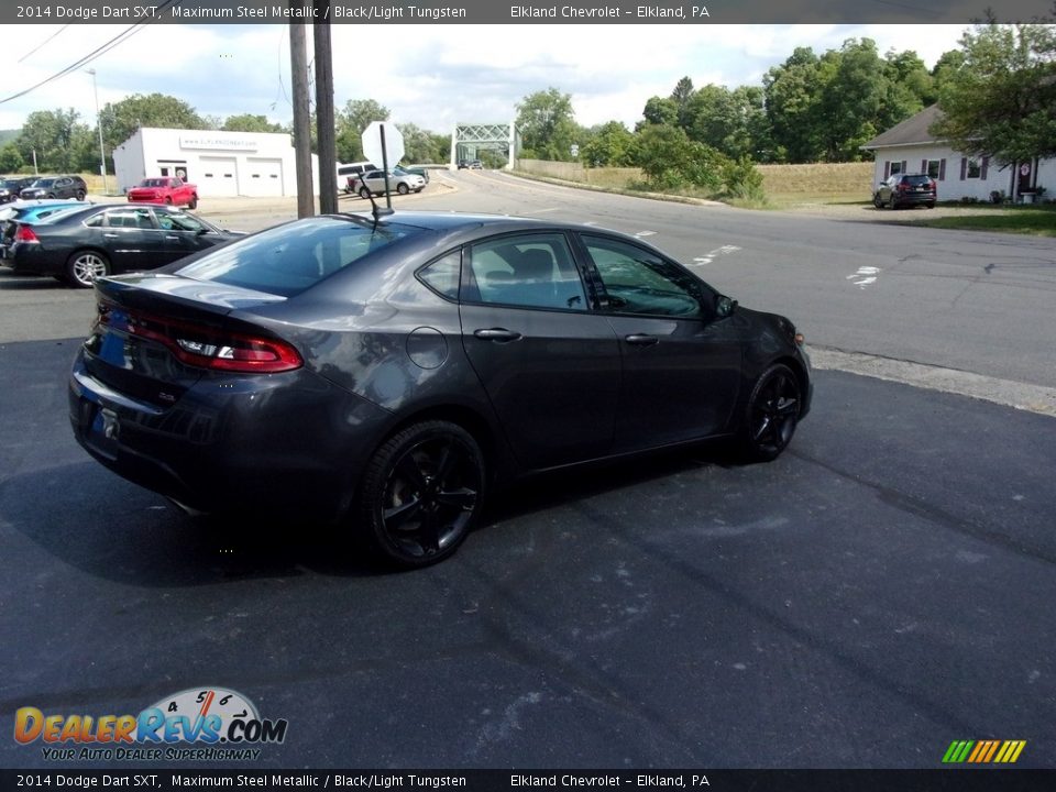 2014 Dodge Dart SXT Maximum Steel Metallic / Black/Light Tungsten Photo #5