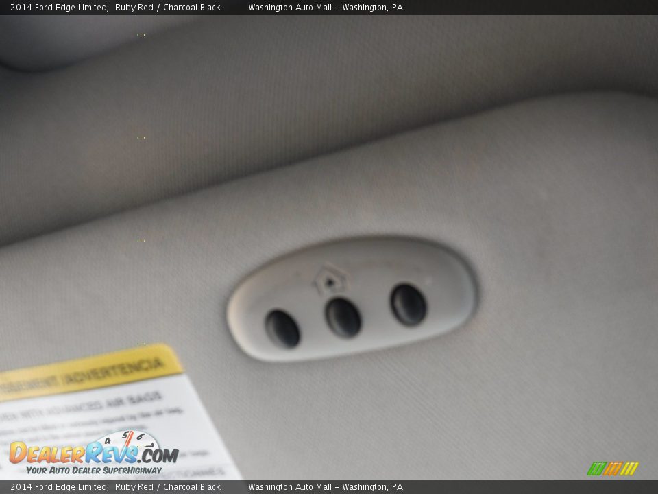 2014 Ford Edge Limited Ruby Red / Charcoal Black Photo #22