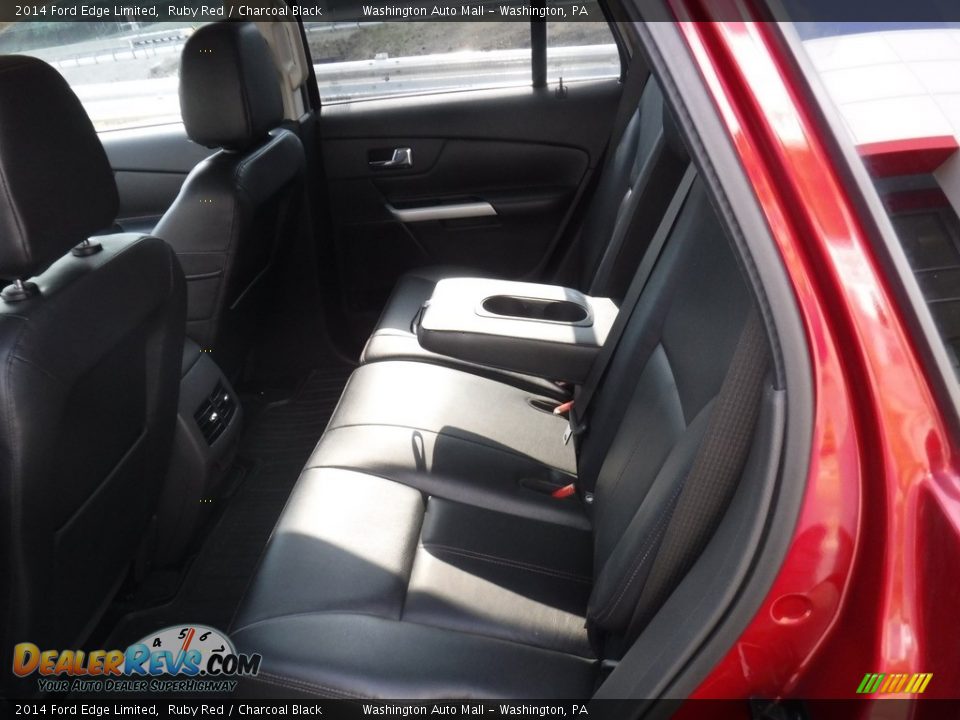 2014 Ford Edge Limited Ruby Red / Charcoal Black Photo #23