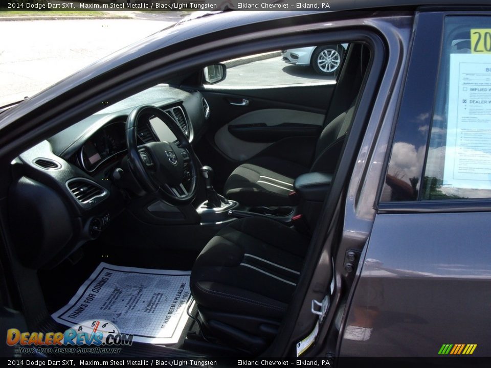 2014 Dodge Dart SXT Maximum Steel Metallic / Black/Light Tungsten Photo #9