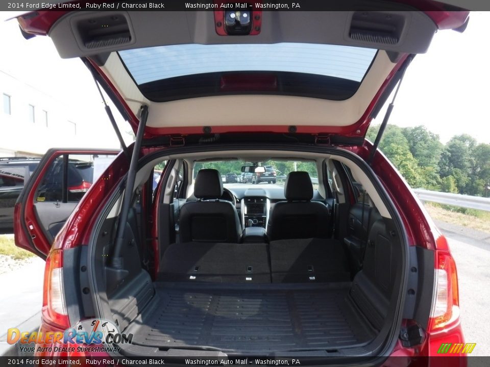 2014 Ford Edge Limited Ruby Red / Charcoal Black Photo #24