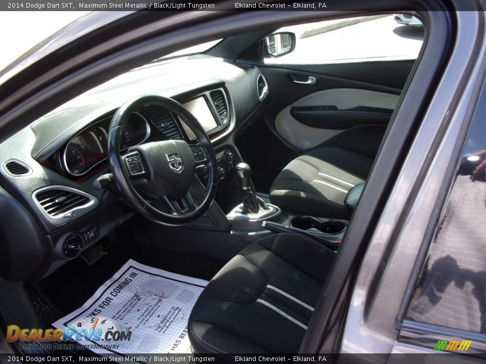 2014 Dodge Dart SXT Maximum Steel Metallic / Black/Light Tungsten Photo #10