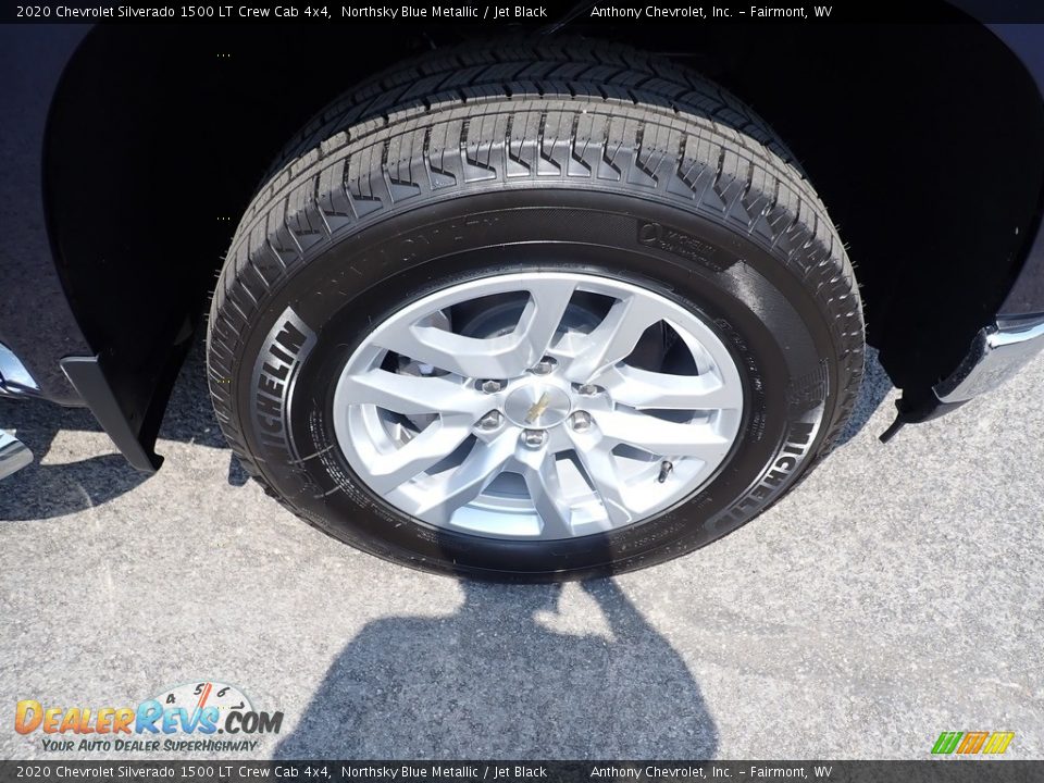 2020 Chevrolet Silverado 1500 LT Crew Cab 4x4 Northsky Blue Metallic / Jet Black Photo #2