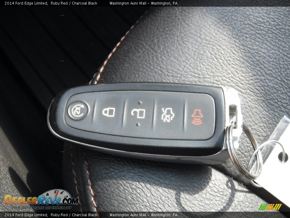 2014 Ford Edge Limited Ruby Red / Charcoal Black Photo #26