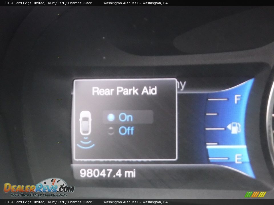 2014 Ford Edge Limited Ruby Red / Charcoal Black Photo #27