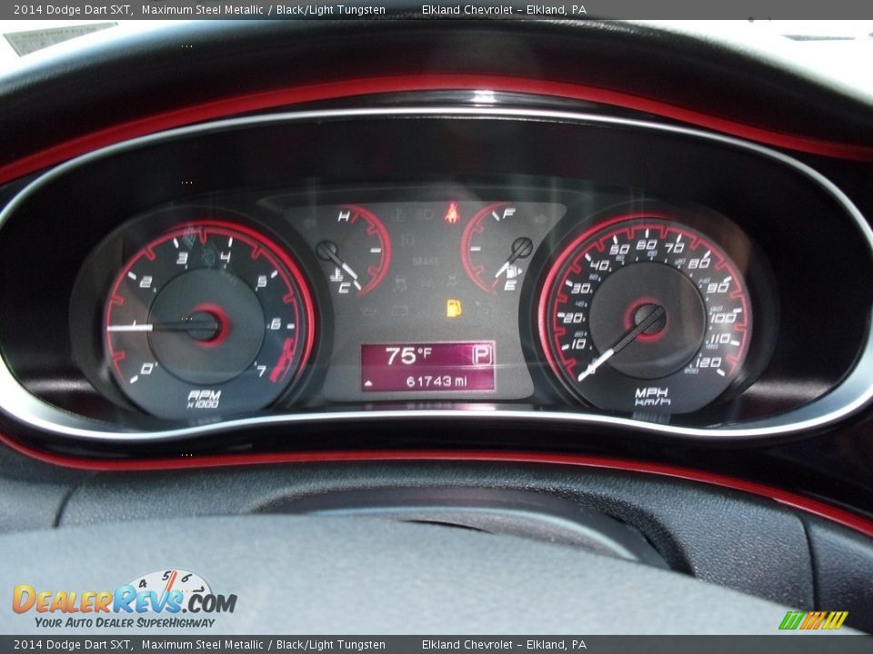 2014 Dodge Dart SXT Maximum Steel Metallic / Black/Light Tungsten Photo #13