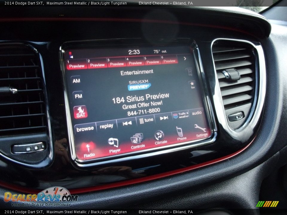 2014 Dodge Dart SXT Maximum Steel Metallic / Black/Light Tungsten Photo #14