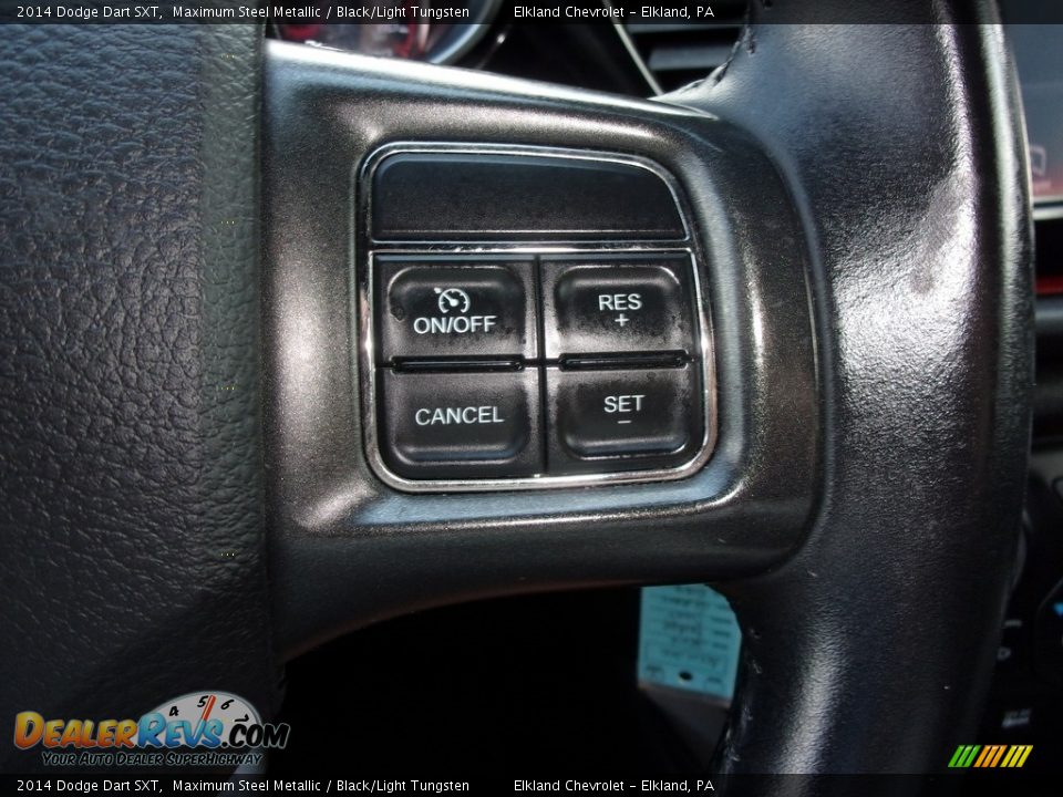 2014 Dodge Dart SXT Maximum Steel Metallic / Black/Light Tungsten Photo #20
