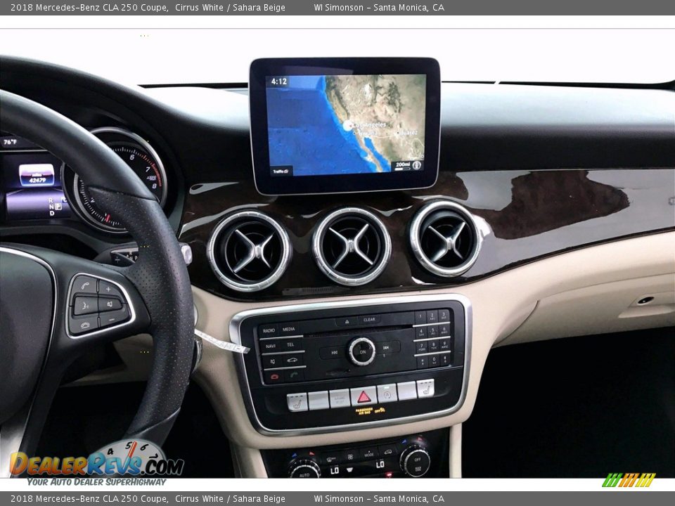 2018 Mercedes-Benz CLA 250 Coupe Cirrus White / Sahara Beige Photo #5