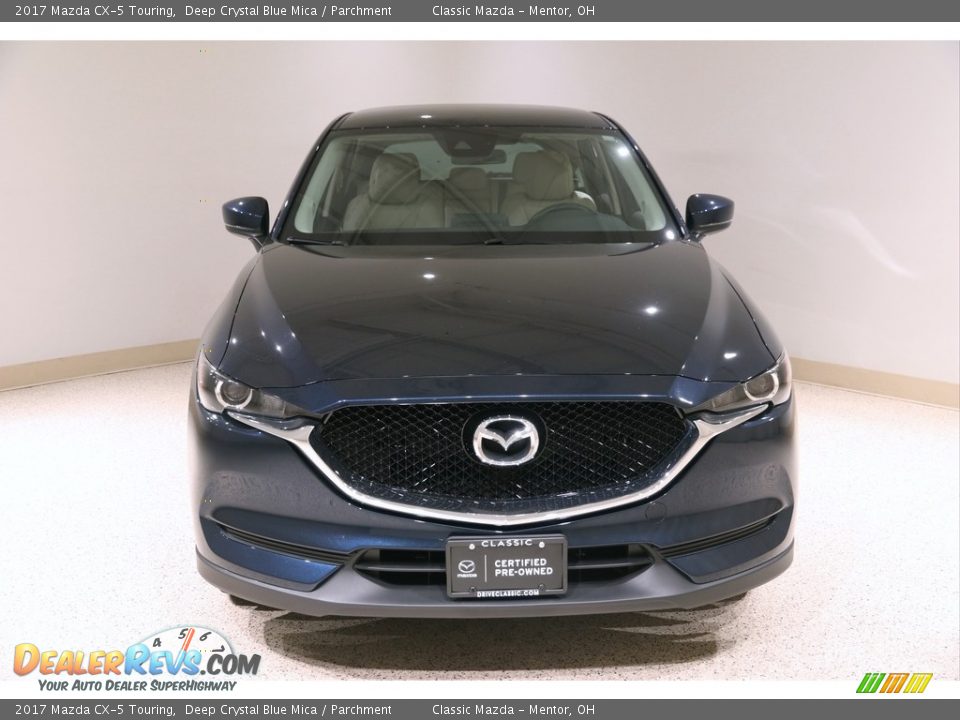 2017 Mazda CX-5 Touring Deep Crystal Blue Mica / Parchment Photo #2