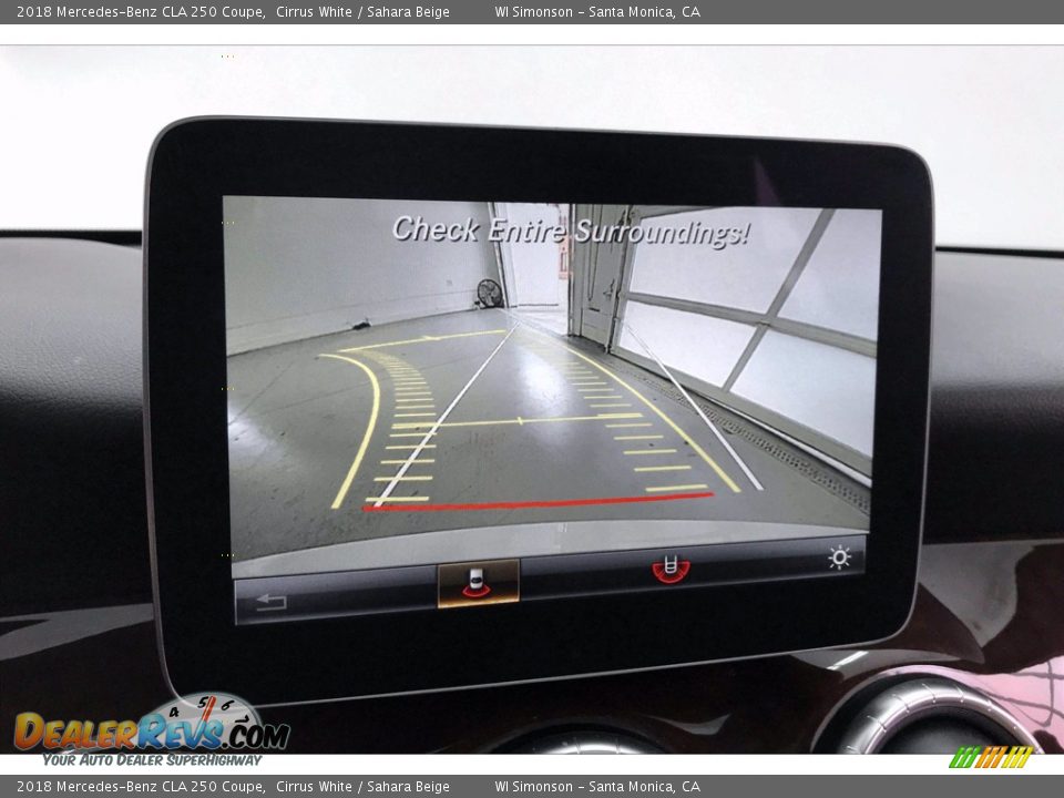 2018 Mercedes-Benz CLA 250 Coupe Cirrus White / Sahara Beige Photo #21