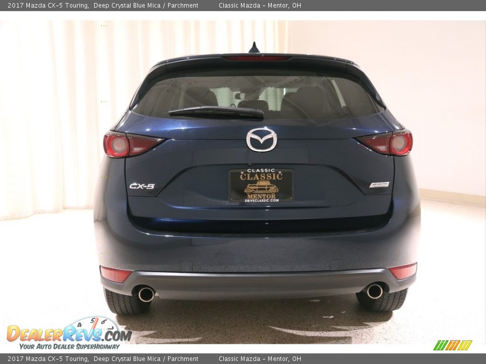 2017 Mazda CX-5 Touring Deep Crystal Blue Mica / Parchment Photo #17