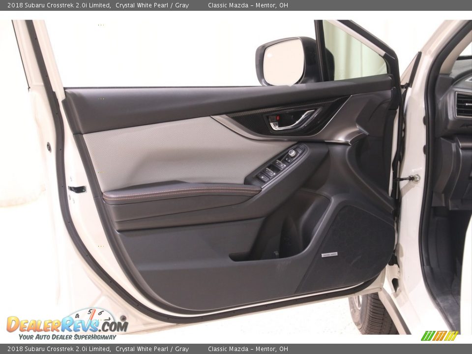 2018 Subaru Crosstrek 2.0i Limited Crystal White Pearl / Gray Photo #4
