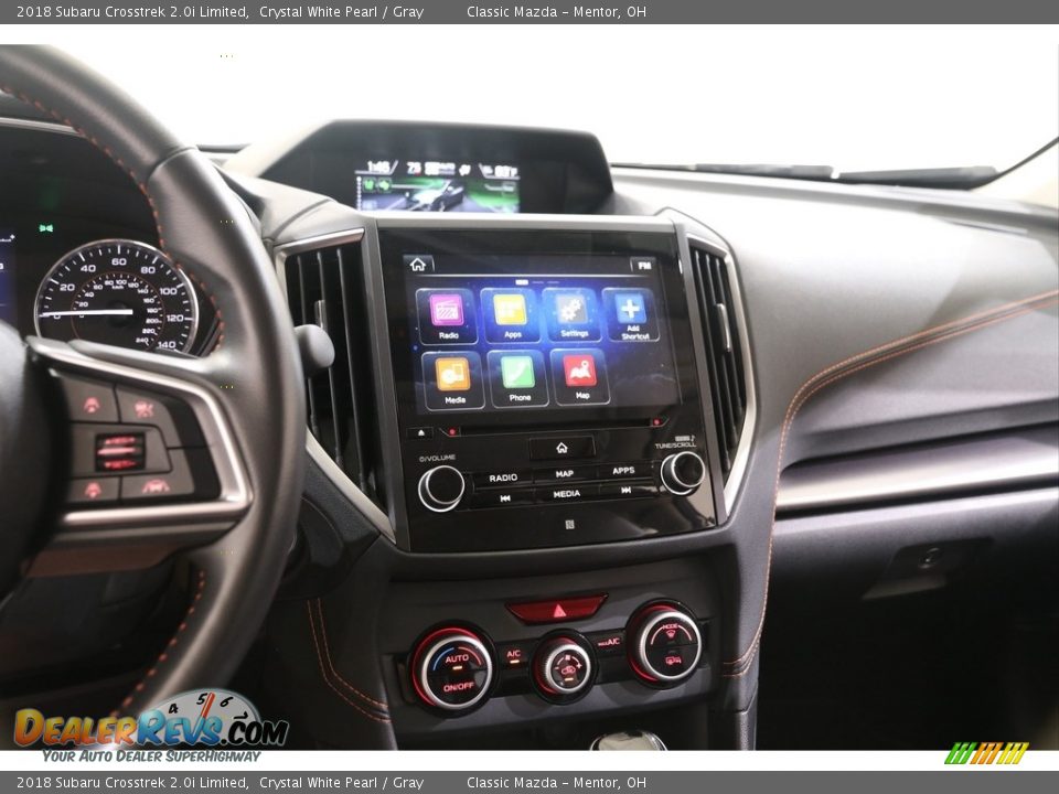 2018 Subaru Crosstrek 2.0i Limited Crystal White Pearl / Gray Photo #9