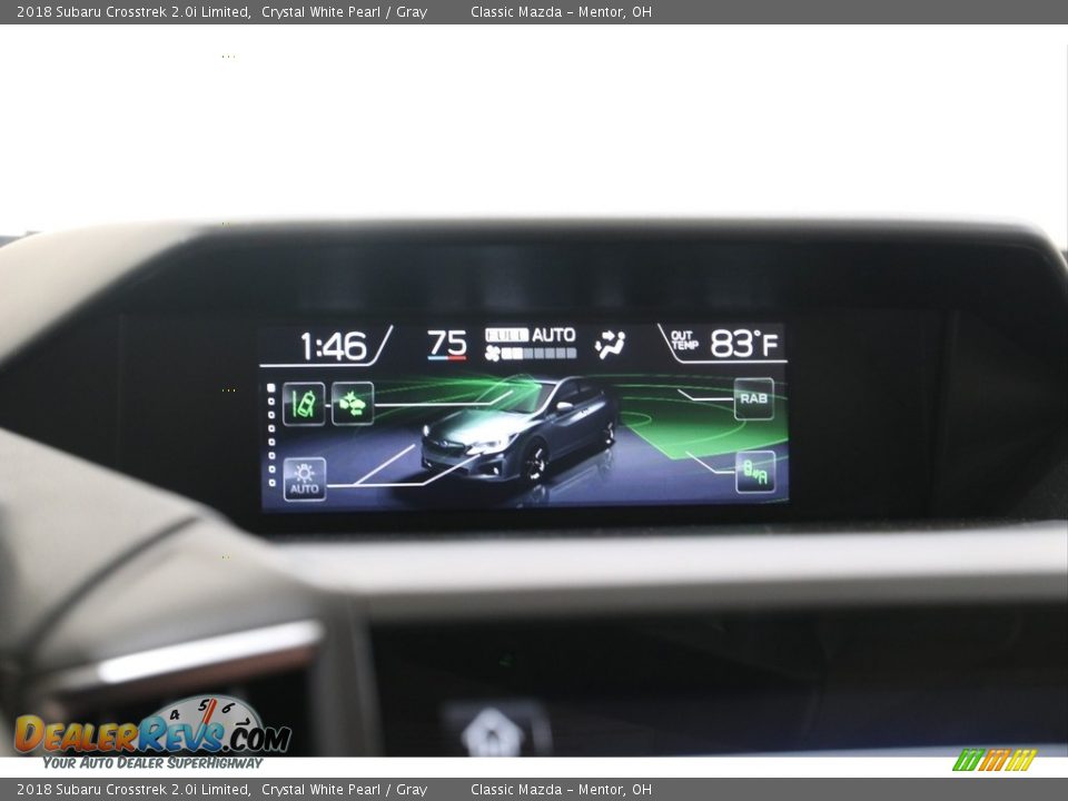 2018 Subaru Crosstrek 2.0i Limited Crystal White Pearl / Gray Photo #10