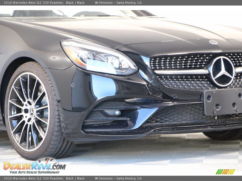 2019 Mercedes-Benz SLC 300 Roadster Black / Black Photo #3