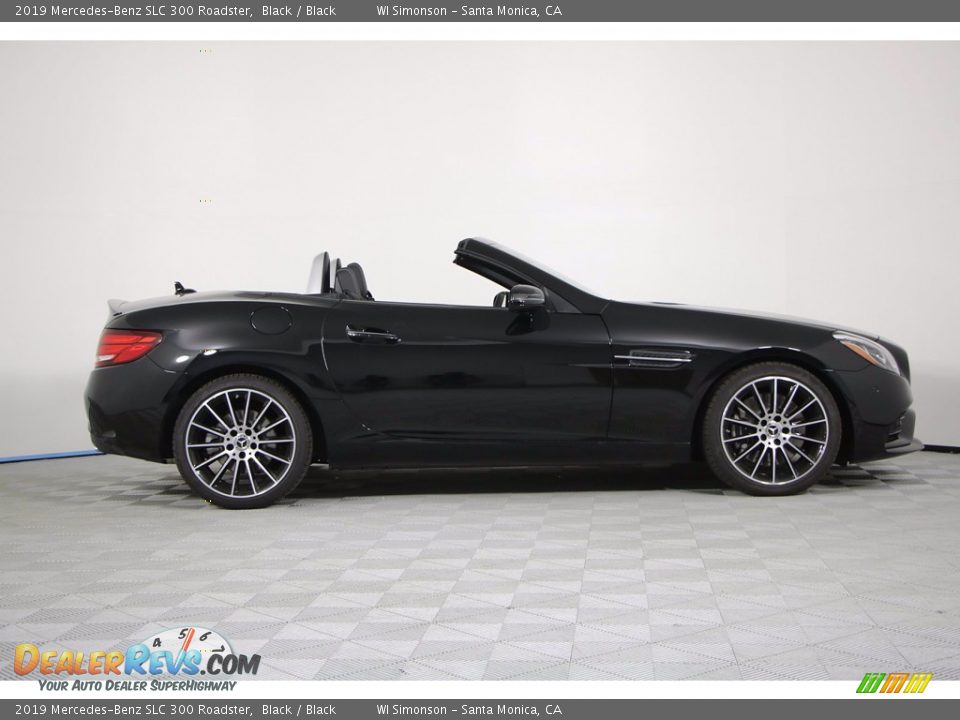 2019 Mercedes-Benz SLC 300 Roadster Black / Black Photo #5