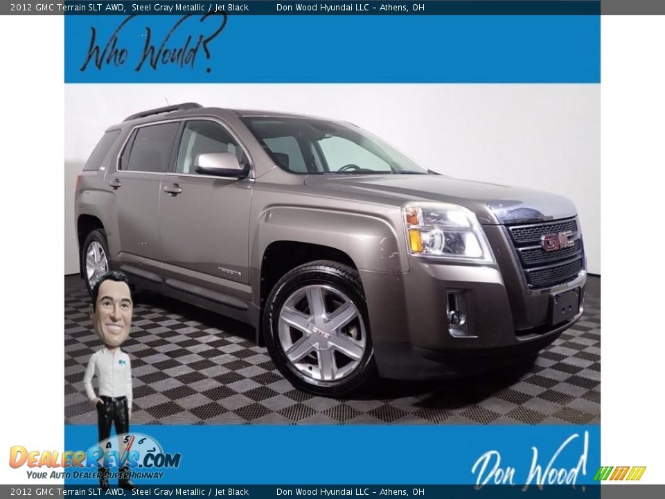 2012 GMC Terrain SLT AWD Steel Gray Metallic / Jet Black Photo #1