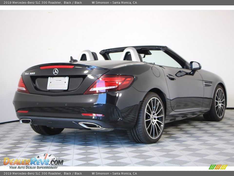 2019 Mercedes-Benz SLC 300 Roadster Black / Black Photo #6