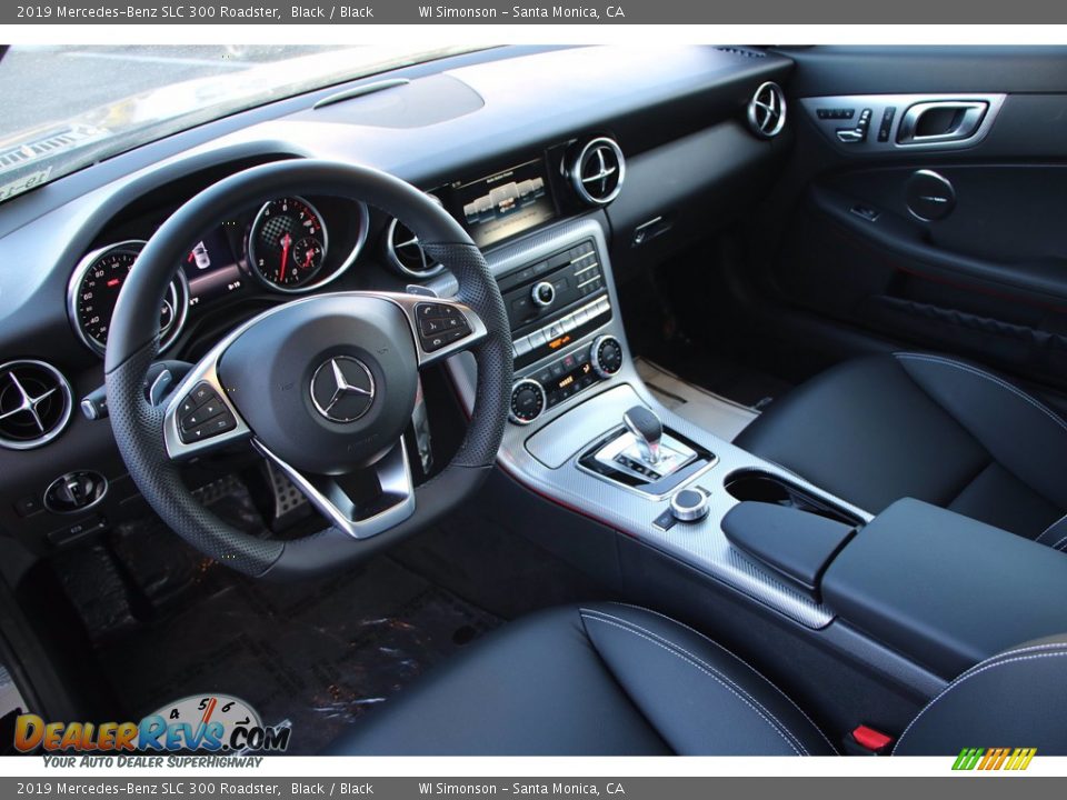 2019 Mercedes-Benz SLC 300 Roadster Black / Black Photo #8