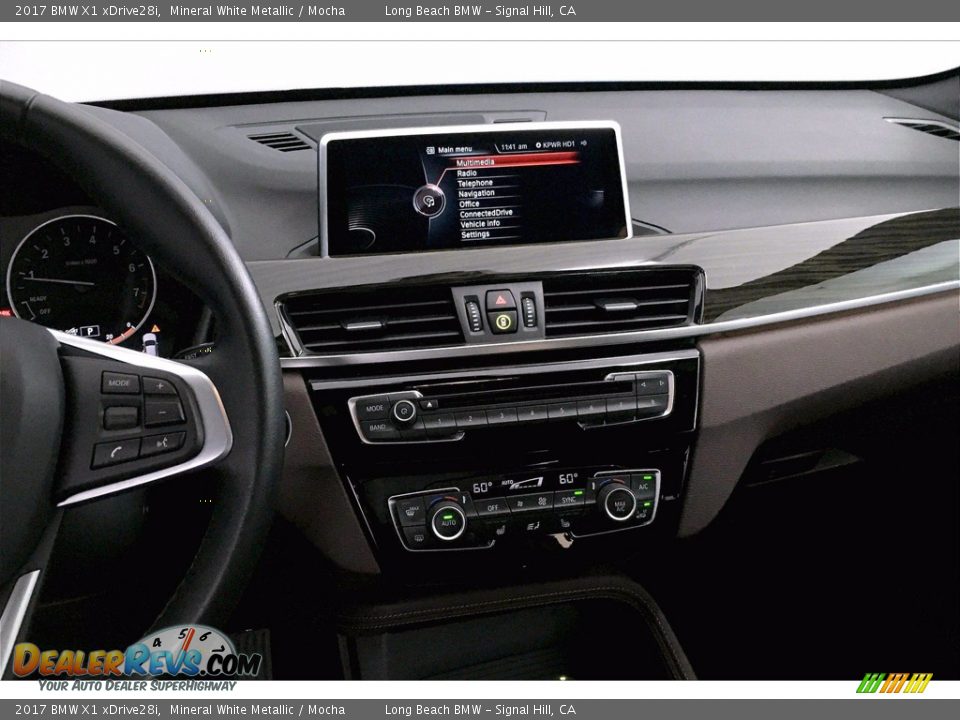 2017 BMW X1 xDrive28i Mineral White Metallic / Mocha Photo #5