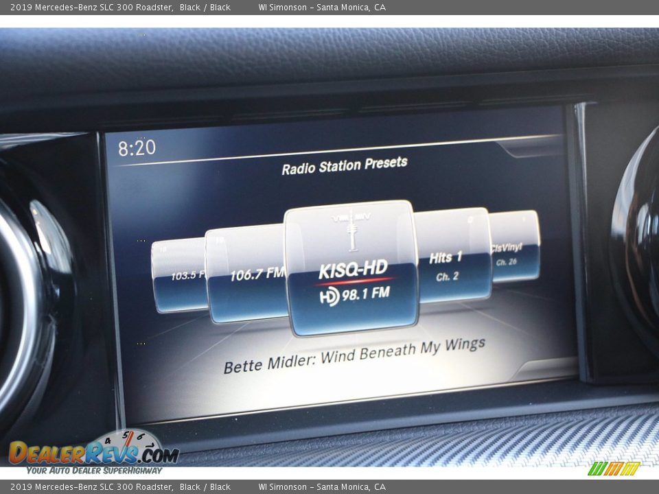 2019 Mercedes-Benz SLC 300 Roadster Black / Black Photo #12
