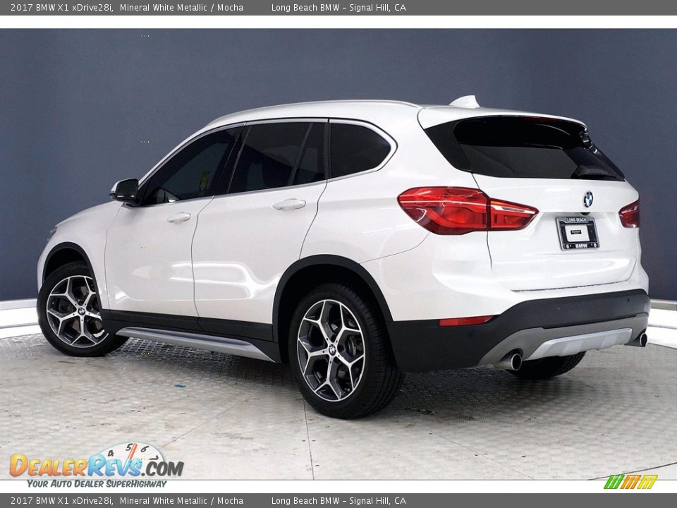 2017 BMW X1 xDrive28i Mineral White Metallic / Mocha Photo #9