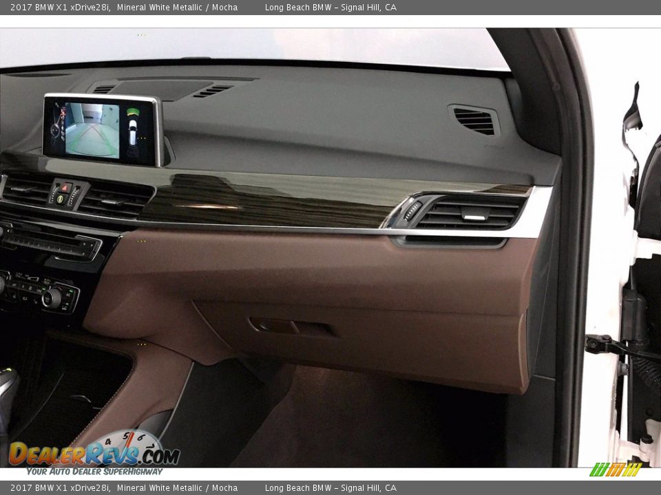 2017 BMW X1 xDrive28i Mineral White Metallic / Mocha Photo #21