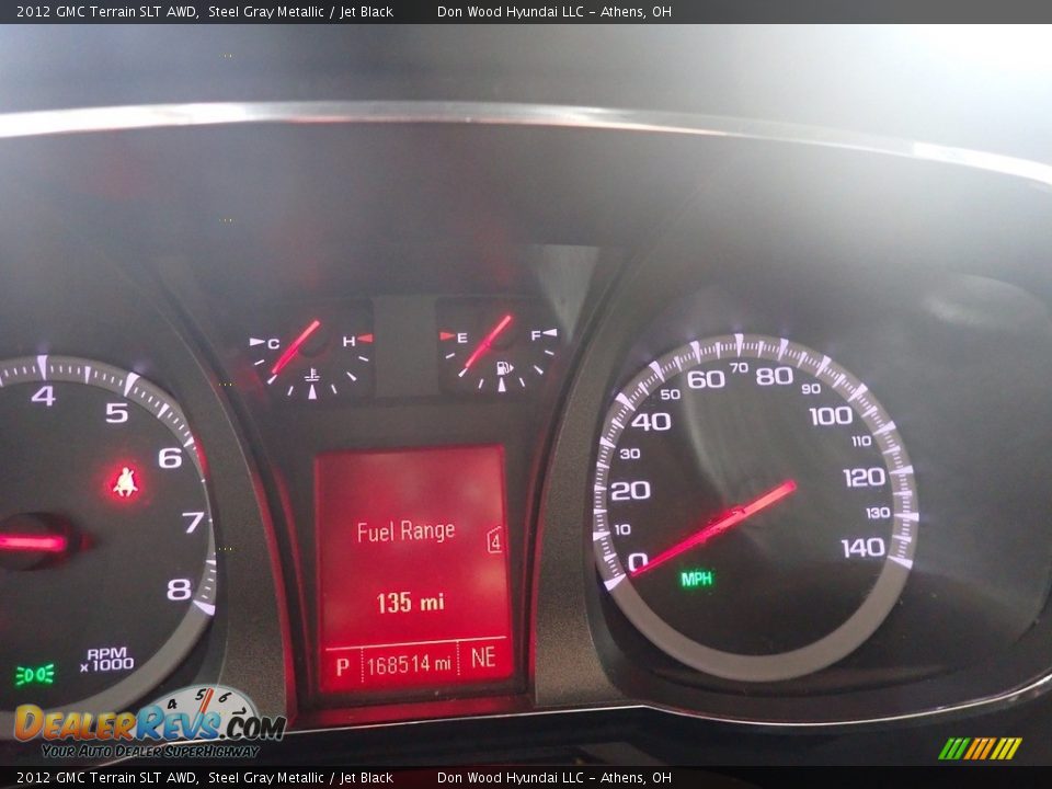 2012 GMC Terrain SLT AWD Steel Gray Metallic / Jet Black Photo #36