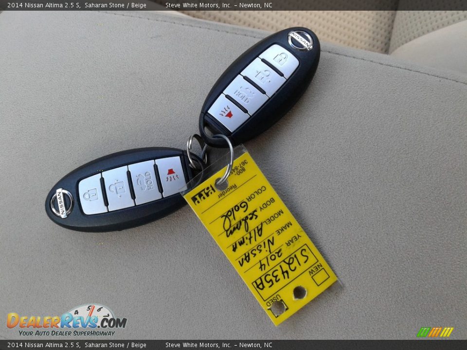 2014 Nissan Altima 2.5 S Saharan Stone / Beige Photo #24