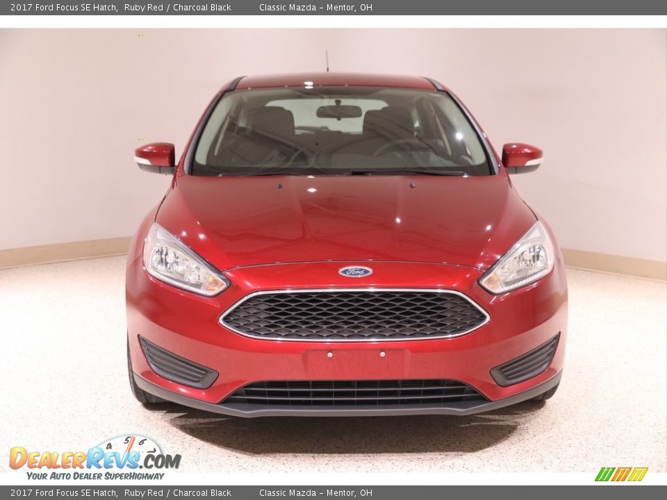 2017 Ford Focus SE Hatch Ruby Red / Charcoal Black Photo #2