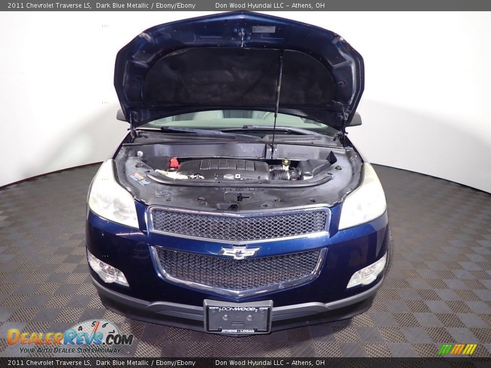 2011 Chevrolet Traverse LS Dark Blue Metallic / Ebony/Ebony Photo #5