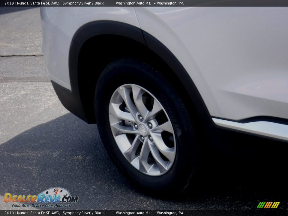 2019 Hyundai Santa Fe SE AWD Symphony Silver / Black Photo #3