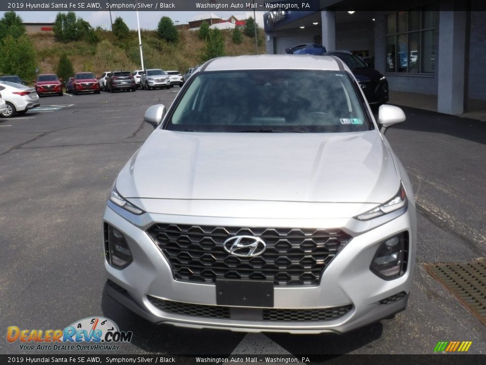 2019 Hyundai Santa Fe SE AWD Symphony Silver / Black Photo #4