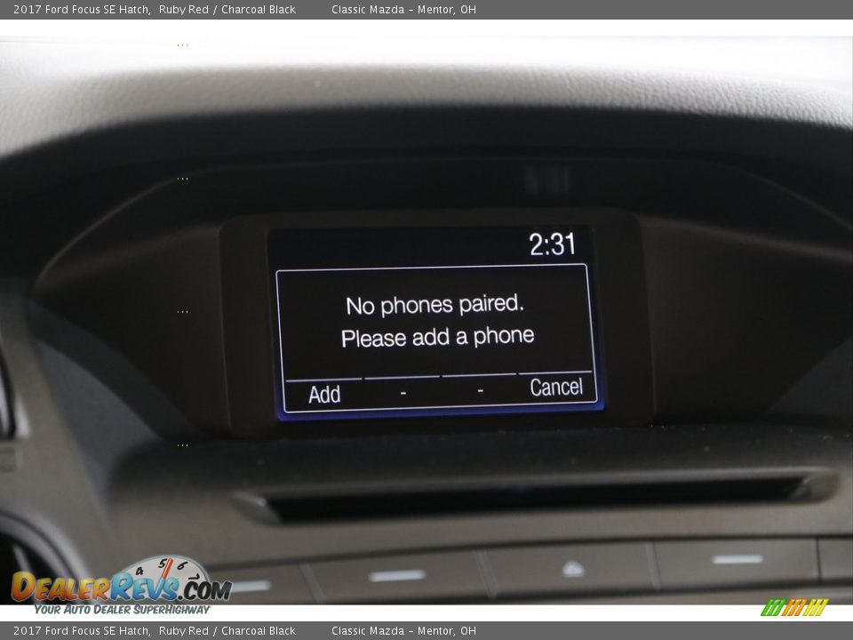 2017 Ford Focus SE Hatch Ruby Red / Charcoal Black Photo #11