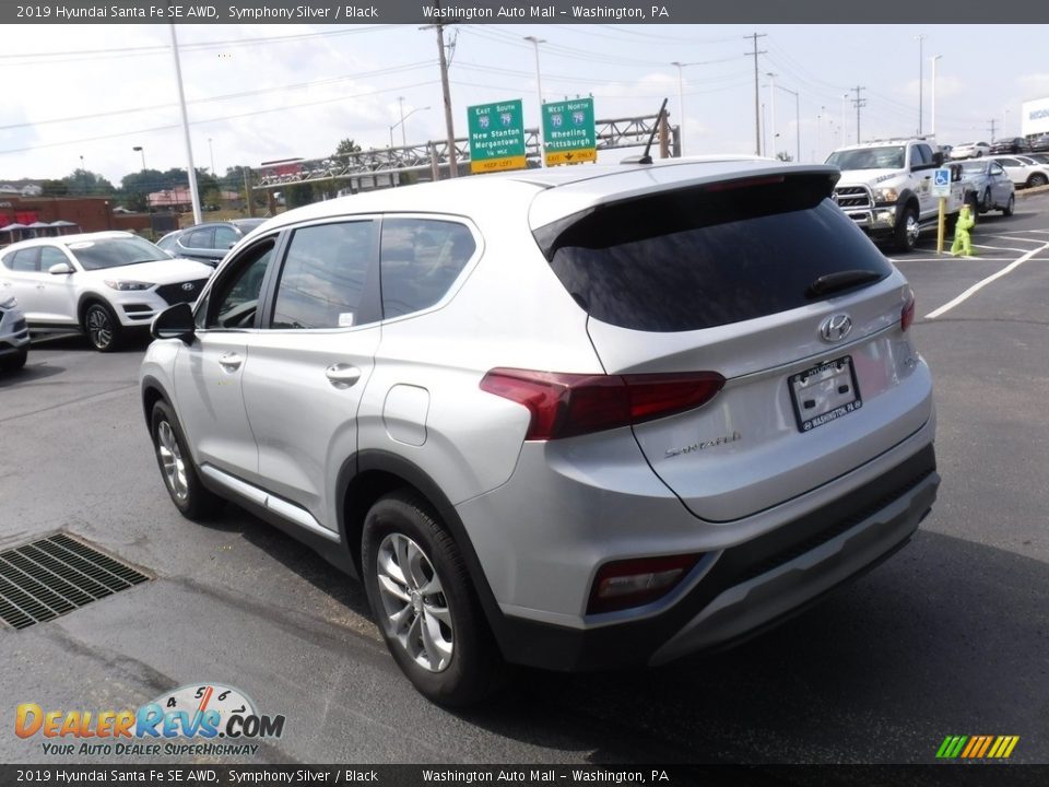 2019 Hyundai Santa Fe SE AWD Symphony Silver / Black Photo #7