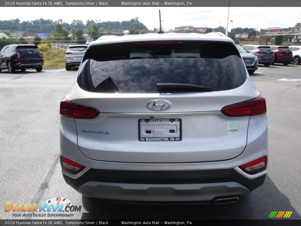 2019 Hyundai Santa Fe SE AWD Symphony Silver / Black Photo #8