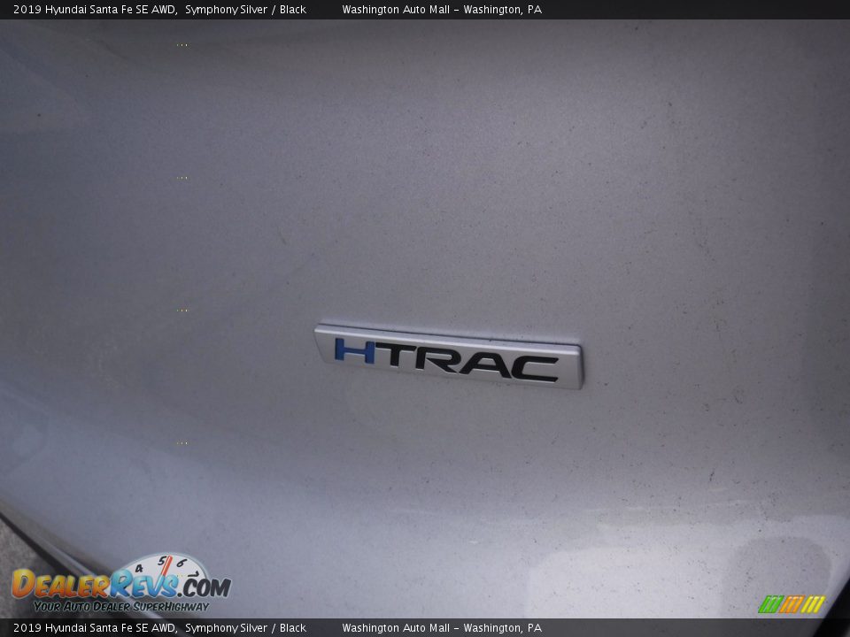 2019 Hyundai Santa Fe SE AWD Symphony Silver / Black Photo #10