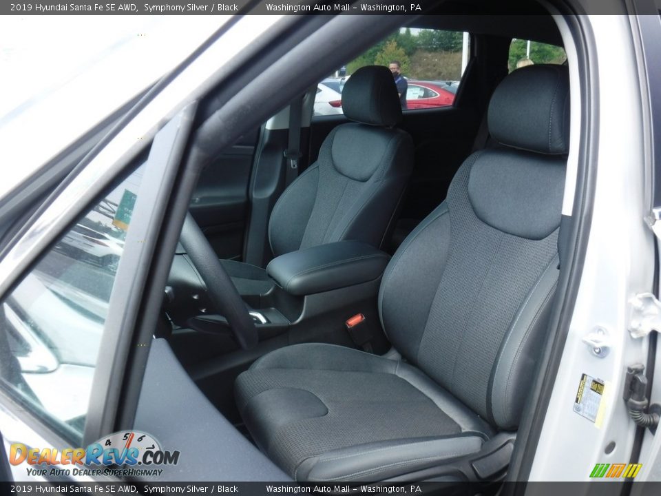 2019 Hyundai Santa Fe SE AWD Symphony Silver / Black Photo #12