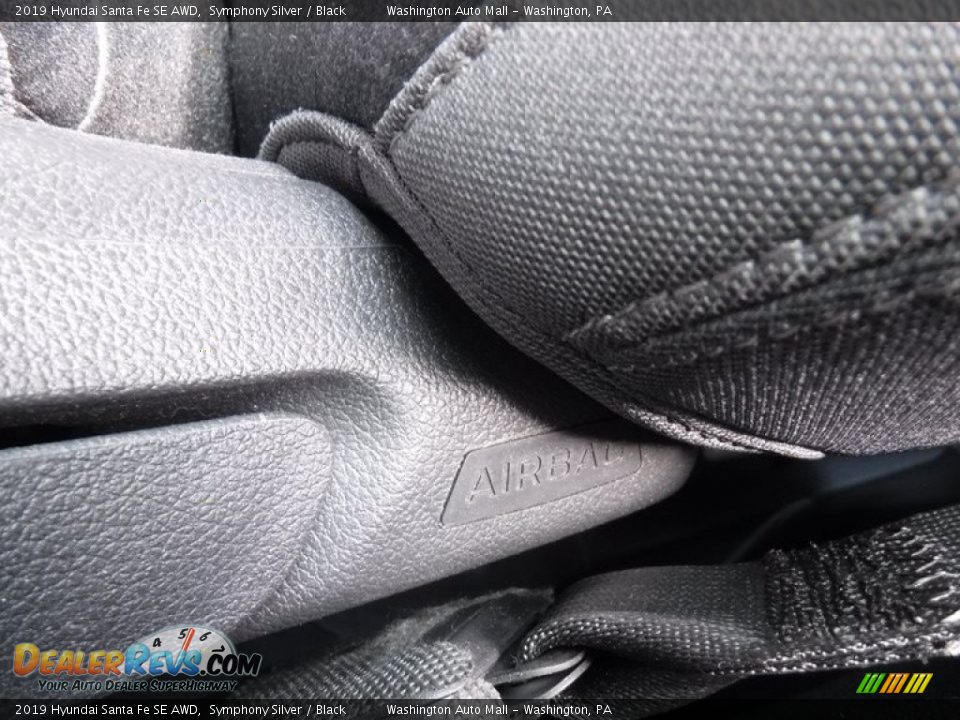 2019 Hyundai Santa Fe SE AWD Symphony Silver / Black Photo #13