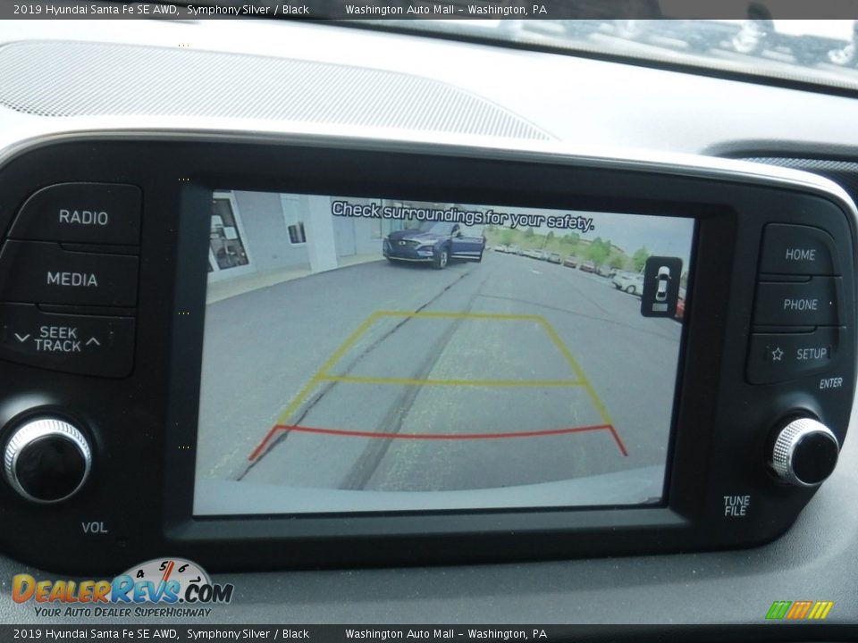 2019 Hyundai Santa Fe SE AWD Symphony Silver / Black Photo #18