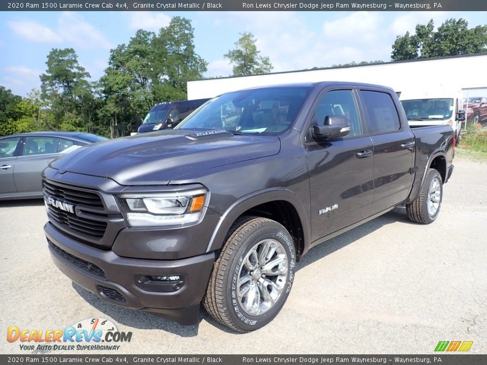 2020 Ram 1500 Laramie Crew Cab 4x4 Granite Crystal Metallic / Black Photo #1