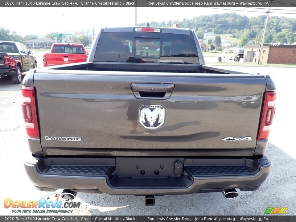 2020 Ram 1500 Laramie Crew Cab 4x4 Granite Crystal Metallic / Black Photo #4