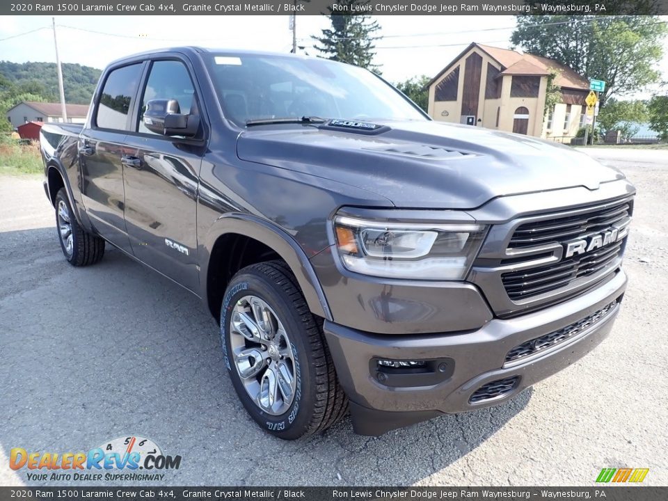 2020 Ram 1500 Laramie Crew Cab 4x4 Granite Crystal Metallic / Black Photo #6