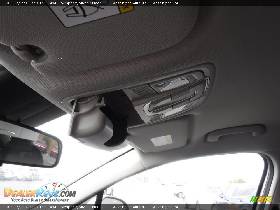 2019 Hyundai Santa Fe SE AWD Symphony Silver / Black Photo #22