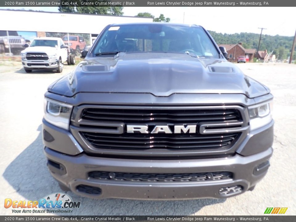 2020 Ram 1500 Laramie Crew Cab 4x4 Granite Crystal Metallic / Black Photo #7